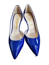 Decolte a punta Fragiacomo blu