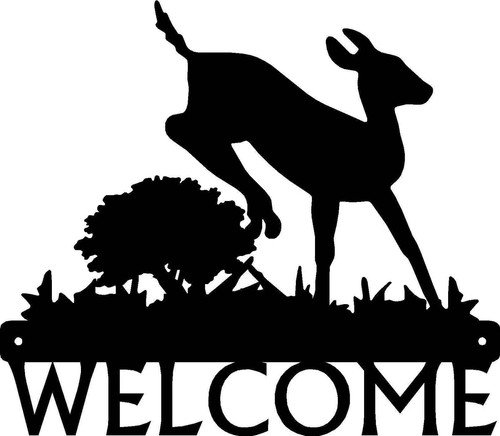Insegna benvenuto jumping - insegna,