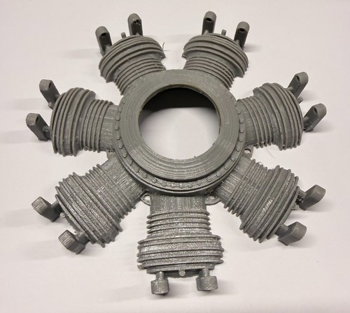 Ww2 motore radiale fittizio - motore,