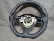 Volante sportivo Golf 4 Passat Bora Seat Leon I NUOVO RIVESTIMENTO IN PELLE nuovo rivestimento