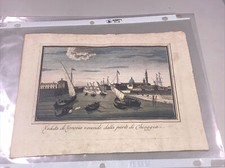 1772 orig? ZUCCHI FRANCESCO Veduta di Venezia venendo dalla parte di Chioggia