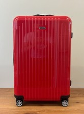 Rimowa Salsa Air Check-in MW63, MW73 (pre-LVMH, vecchia serie) -rosso- Set COMPLETO, NUOVO