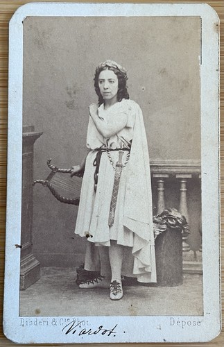 Cdv pauline viardot - cdv, cantate
