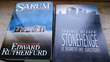 E.Rutherfurd Sarum e Meaden Il segreto di Stonehenge volumi rilegati
