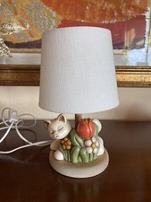 Thun Lampada Con Gatto E Fiori