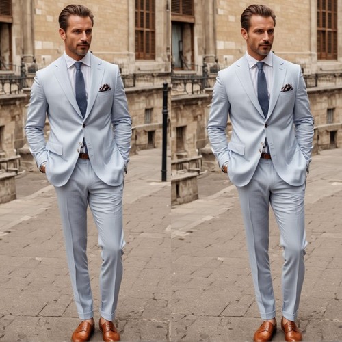 Tute uomo blu cielo - , pizzo
