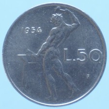 REPUBBLICA ITALIANA 50 LIRE