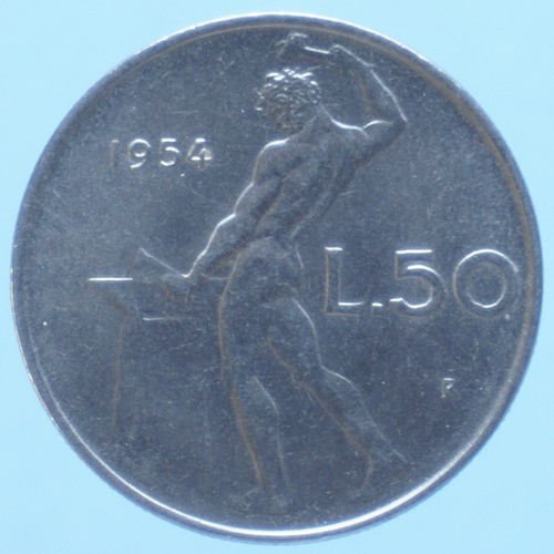Repubblica italiana lire - italiana, 50
