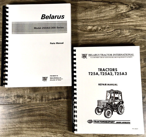 Set manuale ricambi trattore - manuale,