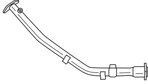 Tubo gas scarico per - cv,