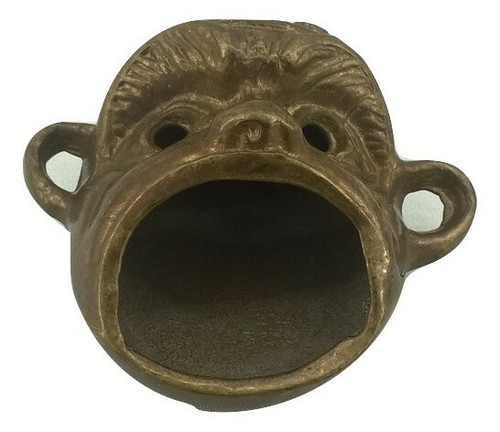 Posacenere bronzo maschera - bronzo,