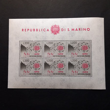 SAN MARINO 1962/ FOGLIETTO -