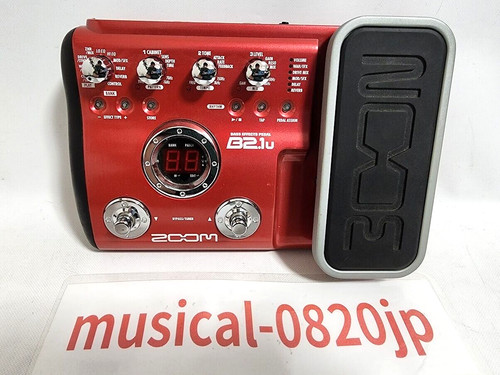 Zoom bass effects pedal - bass,