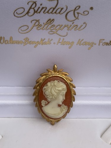 Elegante spilla cammeo epoca - elegante,