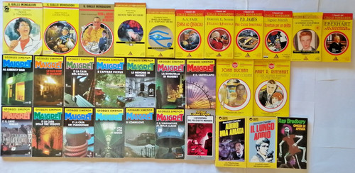 Lotto libri gialli simenon - gialli,