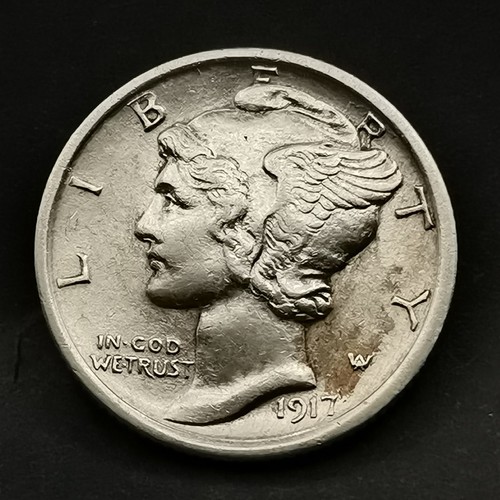 Mercury dime 1917 - mercury,