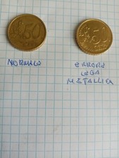 Monete euro con errori e varianti di conio o rare/moneta da € 0,50 