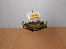 KINDER FERRERO: NAVE EGIZIANA VERDE SCURO - MARRONE SCURO  K 93 N. 63