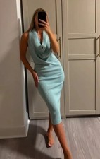 Abito midi Zara verde turchese