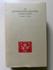 La letteratura italiana Storia e testi 46 Tomi V Ed. Ricciardi 1965