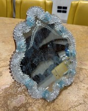 Specchiera antica in vetro di Murano da tavolo h. 37 cm largh. 34 