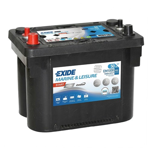 Exide em1000 agm - em1000, batteria