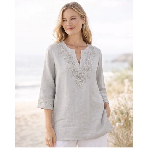 Top tunica donna grande - , lino