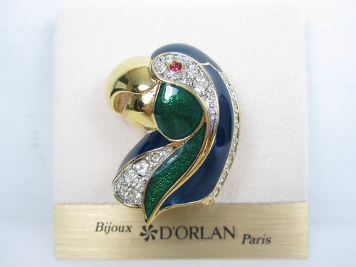 Spilla uccellino orlan - uccellino, d'orlan