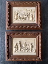 Paire De Cadres Bois - Bas