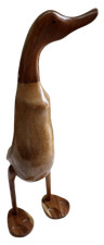 Papera Oca in Legno di Teak e