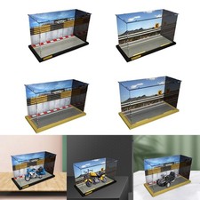 Vetrina per parcheggio 1:12 trasparente per auto da moto Giocattolo