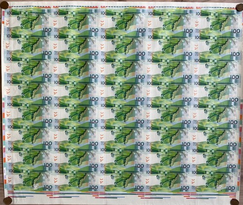 Test banknote butterfly - banknote,