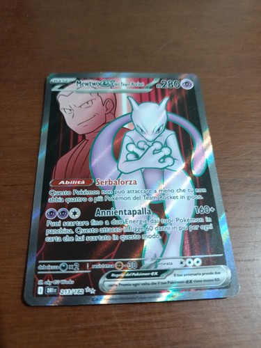 Carta pokemon mewtwo del - pokemon,