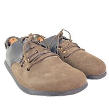 Scarpa stringata comoda Birkenstock Montana unisex L11, M9 pelle marrone/nero 42