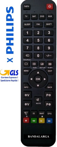 Telecomando per philips - telecomando, tv