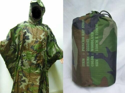 Poncho mimetico woodland - mimetico,