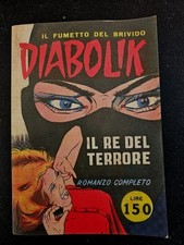 Diabolik  1 Prima Serie Ingoglia Falso  Novembre 62 Riprod. Fedele Invecchiato