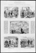 Stampa antica 1881 - LIVERPOOL