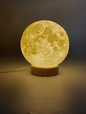 LAMPADA LUNA, 3D, LUCE LUNARE , CAMERA DA LETTO BIMBO BIMBA ARREDO CASA USB