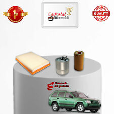 KIT TAGLIANDO 3 FILTRI JEEP GRAND CHEROKEE III 3.0 CRD 160KW 218CV DAL 2005 ->