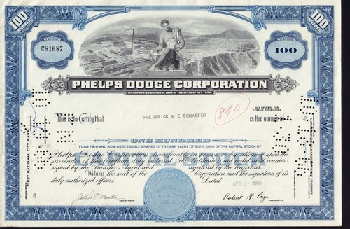 Phelps dodge corp phoenix - corp,