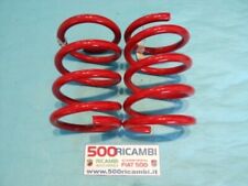 FIAT 500 D F L R 126 COPPIA MOLLE SPORTIVE RIBASSATE ROSSE DA 19cm