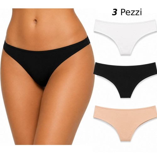 Slip brasiliana donna cotone - 3,