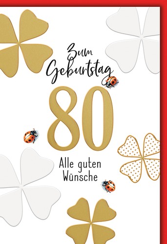 Biglietto auguri - biglietto, 80°