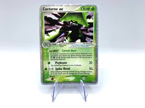 Carta pokemon cacturne holo - carta,