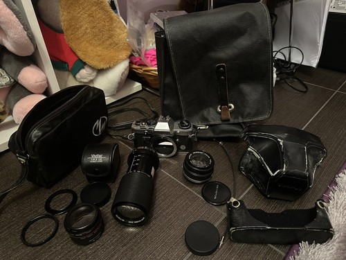 Olympus con accessori e - olympus,