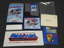 NES Nintendo THUNDERBIRDS completo quasi come nuovo CIB box gioco poster Thunder Birds