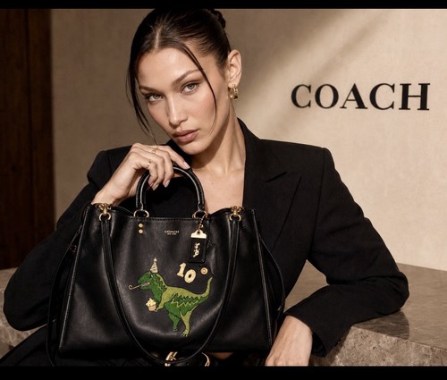 Borsa coach grande nera rogue - borsa,