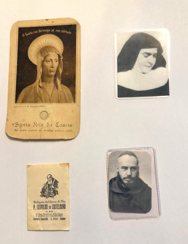 Lotto santini con - santini, reliquia