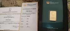 -NO SPEDIZIONE- Lingotto lingottino oro 24 k 10 grammi CERTIFICATO